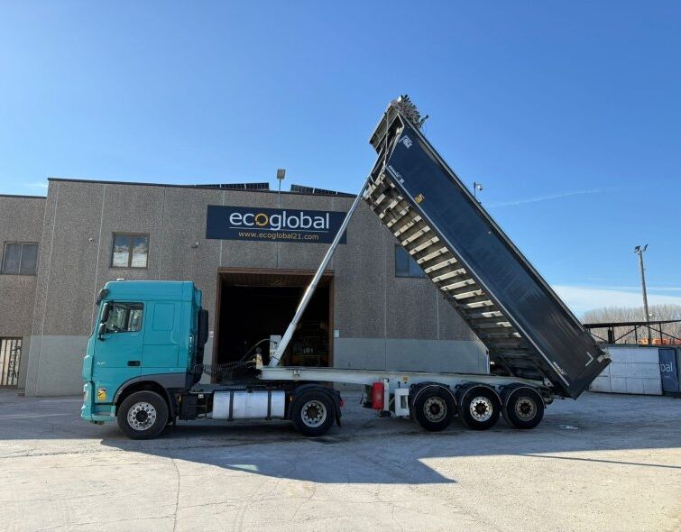 DAF TRACTOR + SEMI REMORQUE BENALU